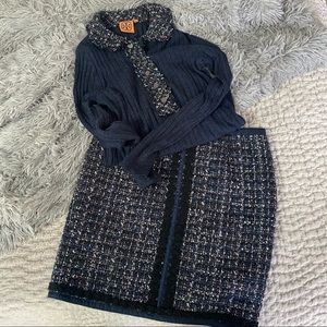 Tory Burch skirt twin set